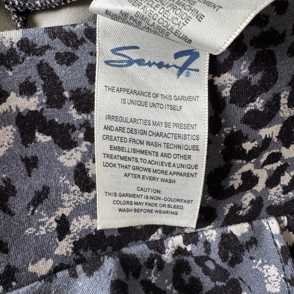 Seven7 Women's Pull On Multicolor Leopard Print Leggings High Rise Small Stretch - Picture 8 of 13